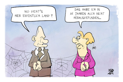 Scholz und Merkel