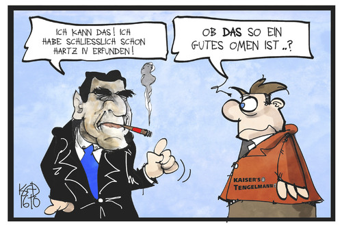 Schröder schlichtet