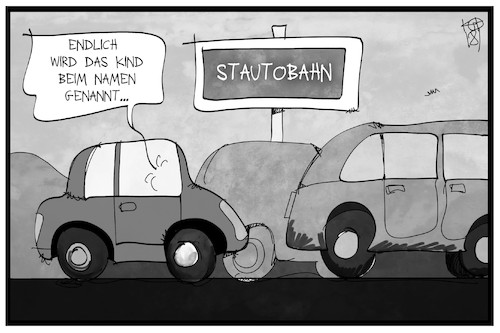 Cartoon: Stautobahn (medium) by Kostas Koufogiorgos tagged karikatur,koufogiorgos,illustration,cartoon,stau,stautobahn,autobahn,strasse,verkehr,auto,mobilität,stillstand,adac,infrastruktur,karikatur,koufogiorgos,illustration,cartoon,stau,stautobahn,autobahn,strasse,verkehr,auto,mobilität,stillstand,adac,infrastruktur