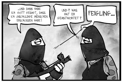 Cartoon: Terror in Tunis (medium) by Kostas Koufogiorgos tagged karikatur,koufogiorgos,illustration,cartoon,tunis,terrorismus,terroristen,tourist,unschuldig,gott,feigling,politik,extremismus,anschlag,tunesien,karikatur,koufogiorgos,illustration,cartoon,tunis,terrorismus,terroristen,tourist,unschuldig,gott,feigling,politik,extremismus,anschlag,tunesien