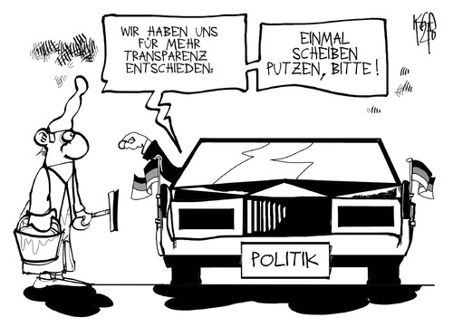 Cartoon: Transparente Politik (medium) by Kostas Koufogiorgos tagged transparenz,politik,bundestag,abgeordnete,nebeneinkünfte,michel,auto,geld,einkommen,karikatur,kostas,koufogiorgos,transparenz,politik,bundestag,abgeordnete,nebeneinkünfte,michel,auto,geld,einkommen,karikatur,kostas,koufogiorgos