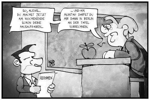 Tsipras und Merkel Tsipras und Merkel