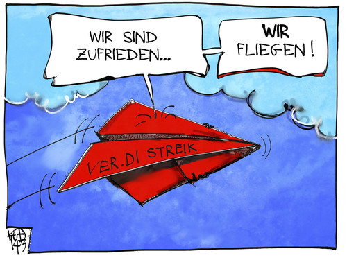 Cartoon: ver.di fliegt! (medium) by Kostas Koufogiorgos tagged karikatur,illustration,cartoon,koufogiorgos,verdi,gewerkschaft,streik,flughafen,arbeitskampf,papierflieger,arbeit,flugzeug,öffentlicher,dienst,politik,wirtschaft,karikatur,illustration,cartoon,koufogiorgos,verdi,gewerkschaft,streik,flughafen,arbeitskampf,papierflieger,arbeit,flugzeug,öffentlicher,dienst,politik,wirtschaft