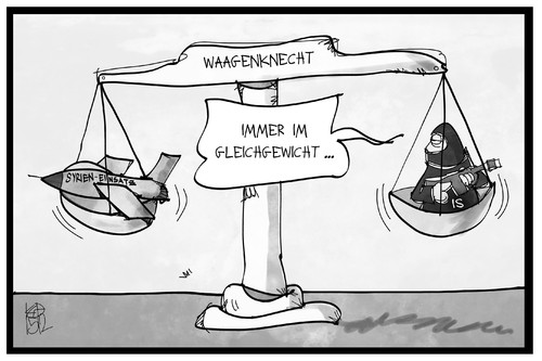 Cartoon: Waagenknecht (medium) by Kostas Koufogiorgos tagged karikatur,koufogiorgos,illustration,cartoon,wagenknecht,linke,is,terrorist,terrorismus,syrien,einsatz,krieg,konflikt,gleichgewicht,waage,balance,vergleich,politik,karikatur,koufogiorgos,illustration,cartoon,wagenknecht,linke,is,terrorist,terrorismus,syrien,einsatz,krieg,konflikt,gleichgewicht,waage,balance,vergleich,politik