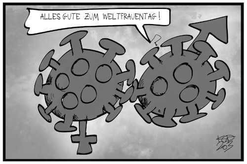 Cartoon: Weltfrauentag 2020 (medium) by Kostas Koufogiorgos tagged karikatur,koufogiorgos,illustration,cartoon,corona,virus,mann,frau,gleichberechtigung,weltfrauentag,karikatur,koufogiorgos,illustration,cartoon,corona,virus,mann,frau,gleichberechtigung,weltfrauentag