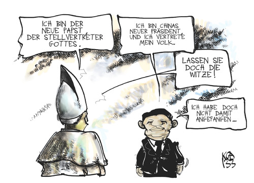 Xi Jinping und der Papst