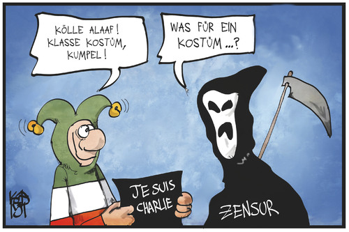 Zensur beim Karneval