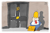 Cartoon: 10 Downing Street (small) by Kostas Koufogiorgos tagged karikatur,koufogiorgos,johnson,downing,street,uk,großbritannien,premierminister