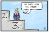 Cartoon: AfD (small) by Kostas Koufogiorgos tagged karikatur,koufogiorgos,illustration,cartoon,afd,partei,umfrage,stufe,drittes,reich,ziel,treppe,aufstieg,demoskopie