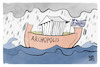 Cartoon: Archopolis (small) by Kostas Koufogiorgos tagged koufogiorgos,griechenland,flutkatastrophe,arche,sintflut,akropolis,archopolis