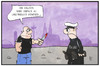 Cartoon: Attentat auf Reker (small) by Kostas Koufogiorgos tagged karikatur,koufogiorgos,illustration,cartoon,rechtsterrorismus,rechtsextremismus,messer,attentat,angriff,politik,reker,köln,pegida,galgen,neonazi