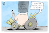 Cartoon: Bauern-Alltag (small) by Kostas Koufogiorgos tagged karikatur,koufogiorgos,bauern,lebensmittelkonzern,industrie,kartell,griff