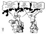 Cartoon: Betreuungsgeld (small) by Kostas Koufogiorgos tagged betreuungsgeld,herdprämie,bundestag,fdp,hotelier,kompromiss,politik,familie,kind,karikatur,kostas,koufogiorgos