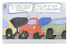 Cartoon: Biden in Berlin (small) by Kostas Koufogiorgos tagged karikatur,koufogiorgos,biden,usa,berlin,klimakleber,letzte,generation,stau,auto