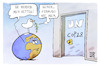 Cartoon: COP 28 (small) by Kostas Koufogiorgos tagged karikatur,koufogiorgos,cop,klimakonferenz,un,erde,friedenstaube