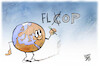 Cartoon: COP 29 (small) by Kostas Koufogiorgos tagged karikatur,koufogiorgos,cop,29,klimakonferenz,flop