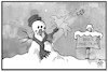 Cartoon: Davos ohne Trump (small) by Kostas Koufogiorgos tagged karikatur,koufogiorgos,illustration,cartoon,davos,trump,schneemann,feier,usa,präsident,weltwirtschaftsforum