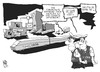 Cartoon: Terror bei der Bahn (small) by Kostas Koufogiorgos tagged bahn,terrorismus,anschlag,polizei,stuttgart,mainz,bahnhof,ice,klimaanlage,zug,db,karikatur,koufogiorgos,verkehr,infrastruktur