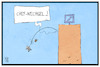 Cartoon: Deutsche Bank (small) by Kostas Koufogiorgos tagged karikatur,koufogiorgos,illustration,cartoon,deutsche,bank,wirtschaft,chef,cryan,vorstand,rauswurf,sewing,sturz,tower