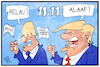 Cartoon: Die Narren sind los (small) by Kostas Koufogiorgos tagged karikatur,koufogiorgos,illustration,cartoon,trump,johnson,helau,alaaf,karneval,brexit,uk,usa