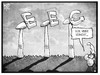 Cartoon: EEG-Reform (small) by Kostas Koufogiorgos tagged karikatur,koufogiorgos,illustration,eeg,reform,ökostrom,energiewende,windrad,umwelt,politik,michel