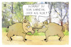 Cartoon: Ein Löwe in Rom (small) by Kostas Koufogiorgos tagged karikatur,koufogiorgos,löwe,wildschwein,rom,karneval