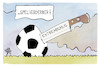 Cartoon: EM 2024 (small) by Kostas Koufogiorgos tagged karikatur,koufogiorgos,wolfsgruss,tuerkei,extremismus,nationalismus,rm,fußball,spielverderber
