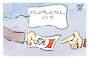 Cartoon: Falschgeld (small) by Kostas Koufogiorgos tagged karikatur,koufogiorgos,euro,falschgeld,blüte,betrug