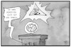 Cartoon: Ferdinand Piech (small) by Kostas Koufogiorgos tagged karikatur,koufogiorgos,illustration,cartoon,piech,vw,werk,volkswagen,gott,auge,tod,patriarch,beobachtung
