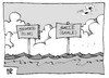 Cartoon: Flutkatastrophe (small) by Kostas Koufogiorgos tagged flutkatastrophe,hochwasser,deutschland,halle,magdeburg,elbe,saale,fluss,karikatur,koufogiorgos