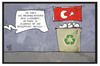 Cartoon: Friedmann-Interview (small) by Kostas Koufogiorgos tagged karikatur,koufogiorgos,illustration,cartoon,tuerkei,friedmann,kilic,pressefreiheit,müll,erdogan,zensur,interview,journalist,medien