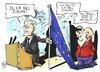 Cartoon: Gauck-Rede (small) by Kostas Koufogiorgos tagged gauck,merkel,europa,rede,forum,bellevue,bundespräsident,bundeskanzlerin,karikatur,kostas,koufogiorgos