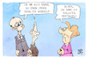 Cartoon: Höchster Verdienstorden für Ange (small) by Kostas Koufogiorgos tagged karikatur,koufogiorgos,orden,großkreuz,merz,scholz,vertrauen,merkel,verdienstorden