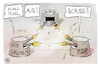 Cartoon: Koalitionsausschuss (small) by Kostas Koufogiorgos tagged karikatur,koufogiorgos,partei,koalitionsausschuss,regierung,waffe