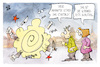Cartoon: Koalitionsstreit (small) by Kostas Koufogiorgos tagged karikatur,koufogiorgos,koalitions,streit,schwarz,rot,stadtbild,migranten,rassismus