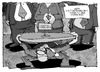 Cartoon: Koalitionsverhandlungen (small) by Kostas Koufogiorgos tagged basis,michel,koalition,regierung,dcu,csu,spd,karikatur,koufogiorgos