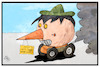 Cartoon: Lärm-Manipulation (small) by Kostas Koufogiorgos tagged karikatur,koufogiorgos,illustration,cartoon,lärm,emission,auto,autobauer,pinocchio,werte,betrug,wirtschaft