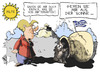 Cartoon: Merkel in Griechenland (small) by Kostas Koufogiorgos tagged merkel,griechenland,diogenes,tonne,sonne,hilfe,europa,euro,schulden,krise,besuch,karikatur,kostas,koufogiorgos