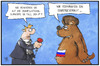 Cartoon: MH 17 (small) by Kostas Koufogiorgos tagged karikatur,koufogiorgos,illustration,cartoon,mh17,flugzeug,absturz,russland,ukraine,bär,presse,reporter,medien,frage,politik,einreiseverbot