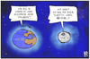 Cartoon: Mietpreisbremse (small) by Kostas Koufogiorgos tagged karikatur,koufogiorgos,illustration,cartoon,mond,erde,planet,mietpreisbremse,mieter,vermieter,weltall,geld,verbraucherschutz,wohnen,miete,politik