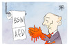 Cartoon: NATO-Gipfel (small) by Kostas Koufogiorgos tagged karikatur,koufogiorgos,nato,gipfel,trump