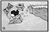 Cartoon: Neuwahlen in Griechenland (small) by Kostas Koufogiorgos tagged karikatur,koufogiorgos,illustration,cartoon,griechenland,neuwahl,wahlurne,strauss,absturz,abgrund,politik,schuldenkrise,wahl