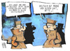 Cartoon: NSA-Affäre (small) by Kostas Koufogiorgos tagged bnd,nsa,spionage,agent,usa,deutschland,karikatur,koufogiorgos