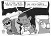 Cartoon: Obama und die NSA (small) by Kostas Koufogiorgos tagged nsa,obama,agent,spion,interview,zdf,fernsehen,geheimdienst,prism,politik,usa,karikatur,illustration,cartoon,koufogiorgos
