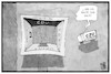 Cartoon: Obergrenze (small) by Kostas Koufogiorgos tagged karikatur,koufogiorgos,illustration,cartoon,obergrenze,jamaika,zimmer,haus,dach,partei,csu,cdu,fdp,gruene,koalition,regierung