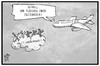 Cartoon: Obergrenze Österreich (small) by Kostas Koufogiorgos tagged karikatur,koufogiorgos,cartoon,illustration,obergrenze,österreich,flugzeug,wolke,grenze,stacheldraht,zaun,flüchtlingspolitik