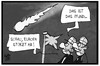 Cartoon: Pfund-Absturz (small) by Kostas Koufogiorgos tagged koufogiorgos,illustration,cartoon,karikatur,austritt,brexit,pfund,sterling,währung,geld,wirtschaft,märkte,stern,absturz,eu,europa,referendum
