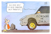 Cartoon: Porsche im DAX (small) by Kostas Koufogiorgos tagged karikatur,koufogiorgos,porsche,dax,klima,kleber,aktivisten,strasse,blockade