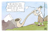 Cartoon: Probealarm in Bayern (small) by Kostas Koufogiorgos tagged karikatur,koufogiorgos,bayern,alarm,sirene,alphorn,blasinstrument