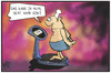 Cartoon: Prost Neujahr (small) by Kostas Koufogiorgos tagged karikatur,koufogiorgos,illustration,cartoon,waage,vorsatz,2015,neujahr,michel,entsetzen,prognose